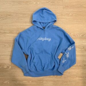 Pacsun Blue Playboy Hoodie